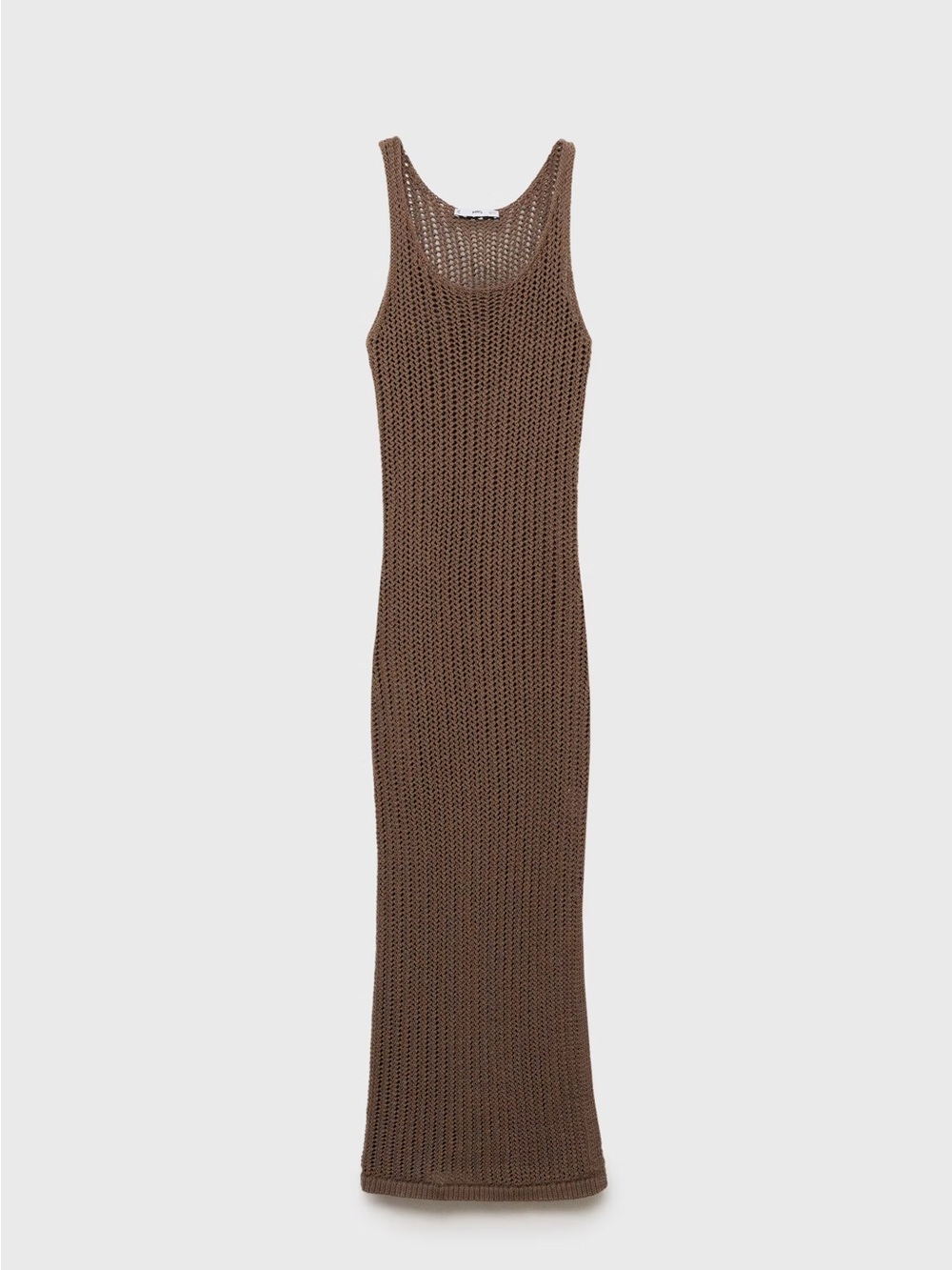 Mango crochet maxi coverup dress